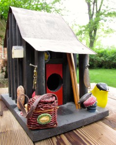 A fish hawk's cozy cabin overlooking the trout pond.